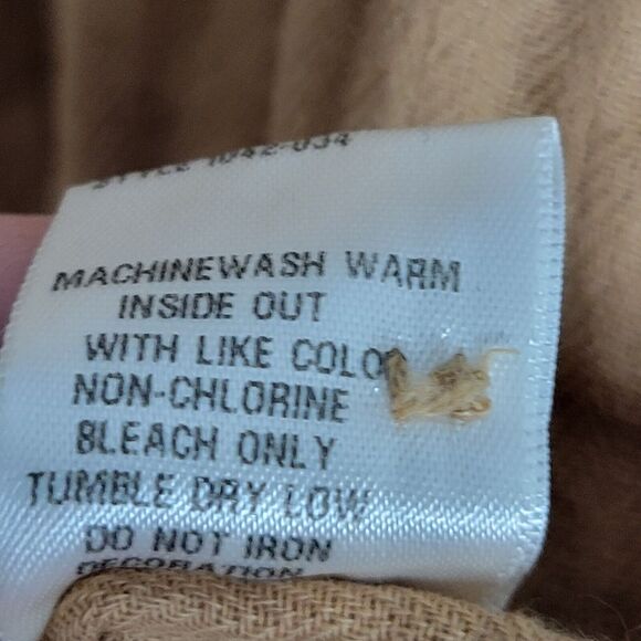 CP SHADES 1042 Sloane Tan Cotton Gauze Long Sleeve Button Up Top USA SIZE LARGE - Picture 11 of 11